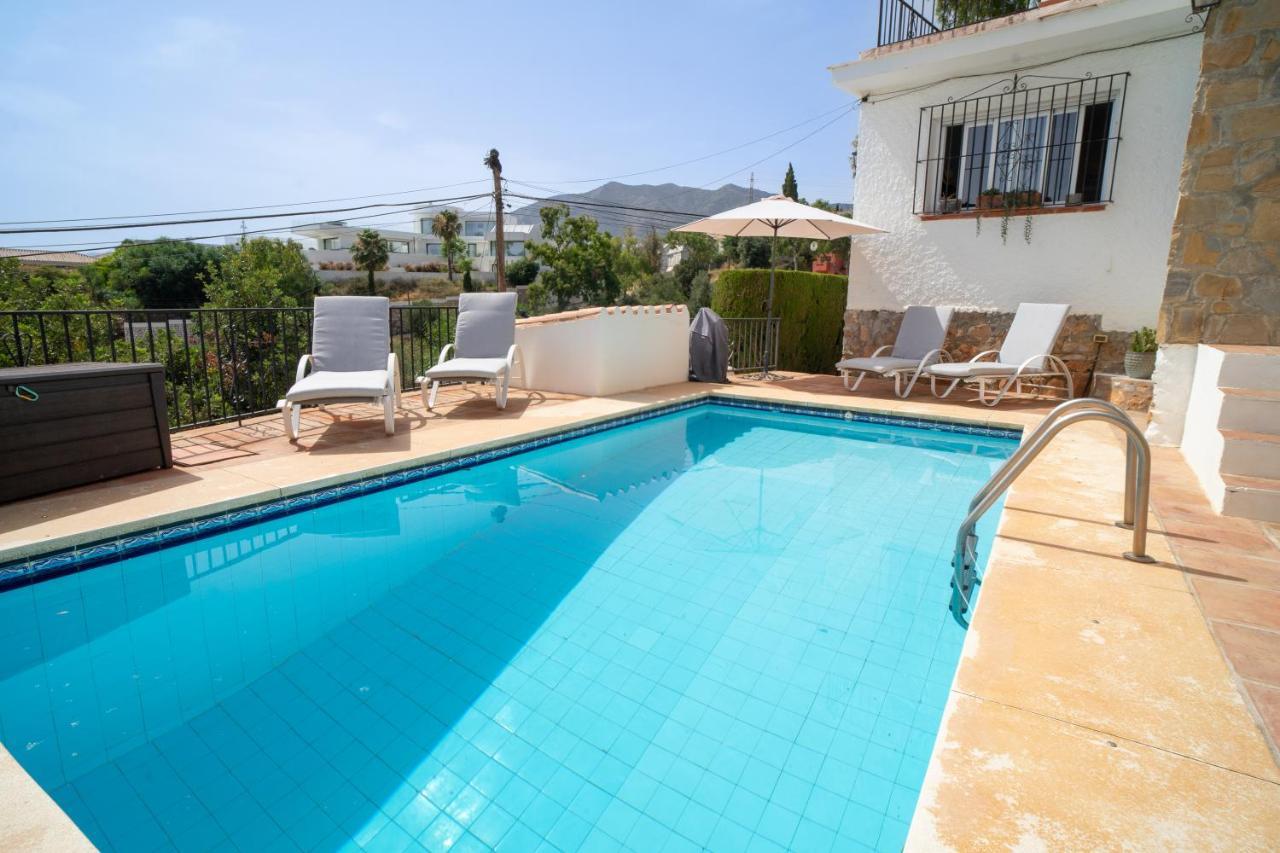 Casa Ancladero Big Rooftop Terrace, 2 Bedroom Guesthouse W Garden And View Fuengirola Exterior foto